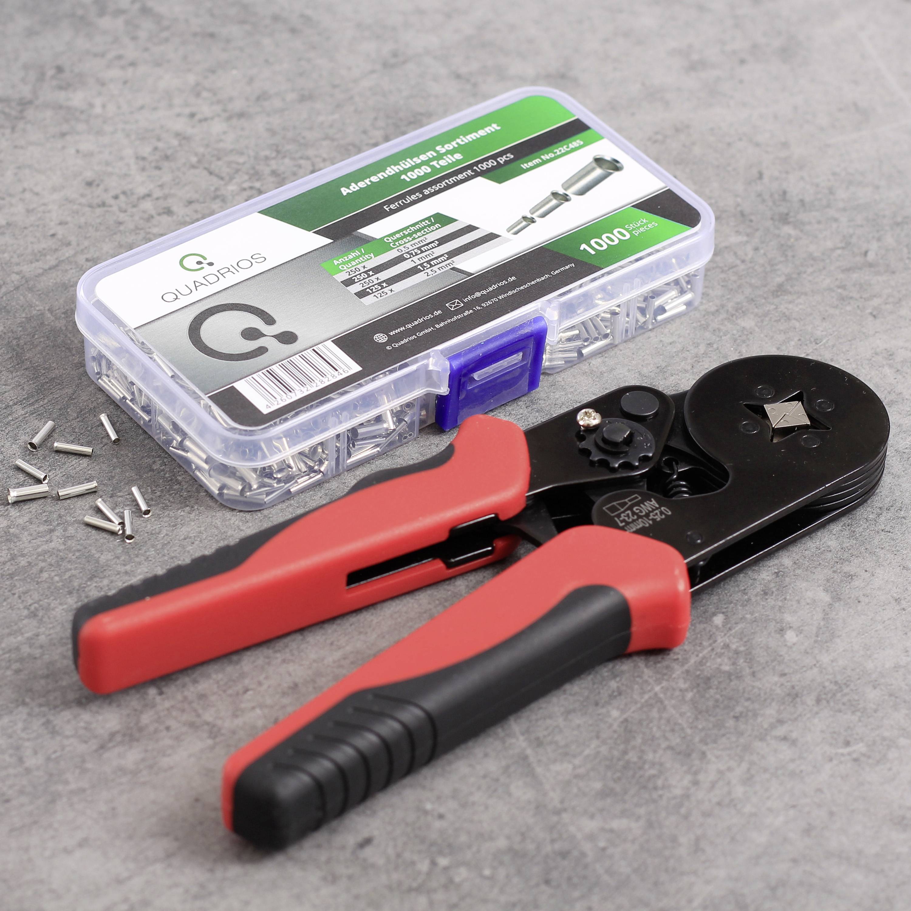 Quadrios 23T034 Assortiment d'embouts simples non isolé 1 set