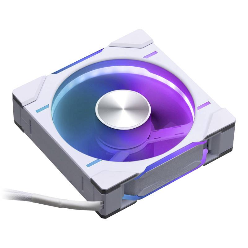 Phanteks D30 PWM Reverse Airflow D-RGB Ventilateur pour PC blanc (l x H x P) 120 x 120 x 30 mm