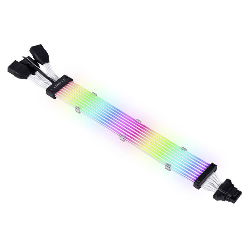 Lian Li Strimer Plus V2 12VHPWR Câble adaptateur LED 335 mm noir, RVB