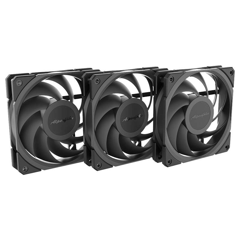 Alpenföhn 120 Jetstream PWM Ventilateur pour PC noir (l x H x P) 120 x 120 x 27 mm