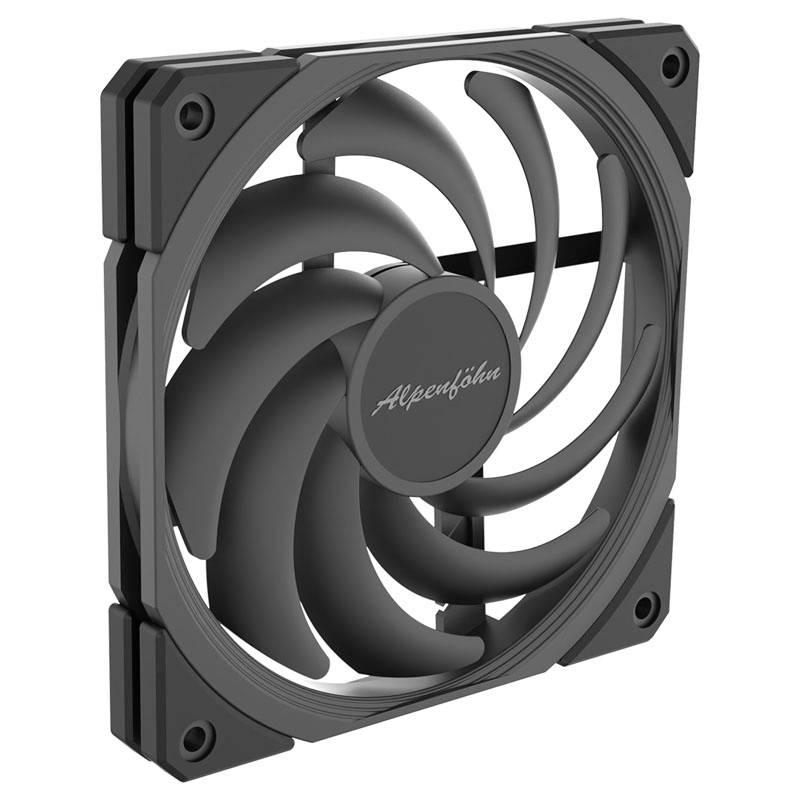 Alpenföhn 120 Jetstream Slim Ventilateur pour PC noir (l x H x P) 120 x 120 x 16 mm