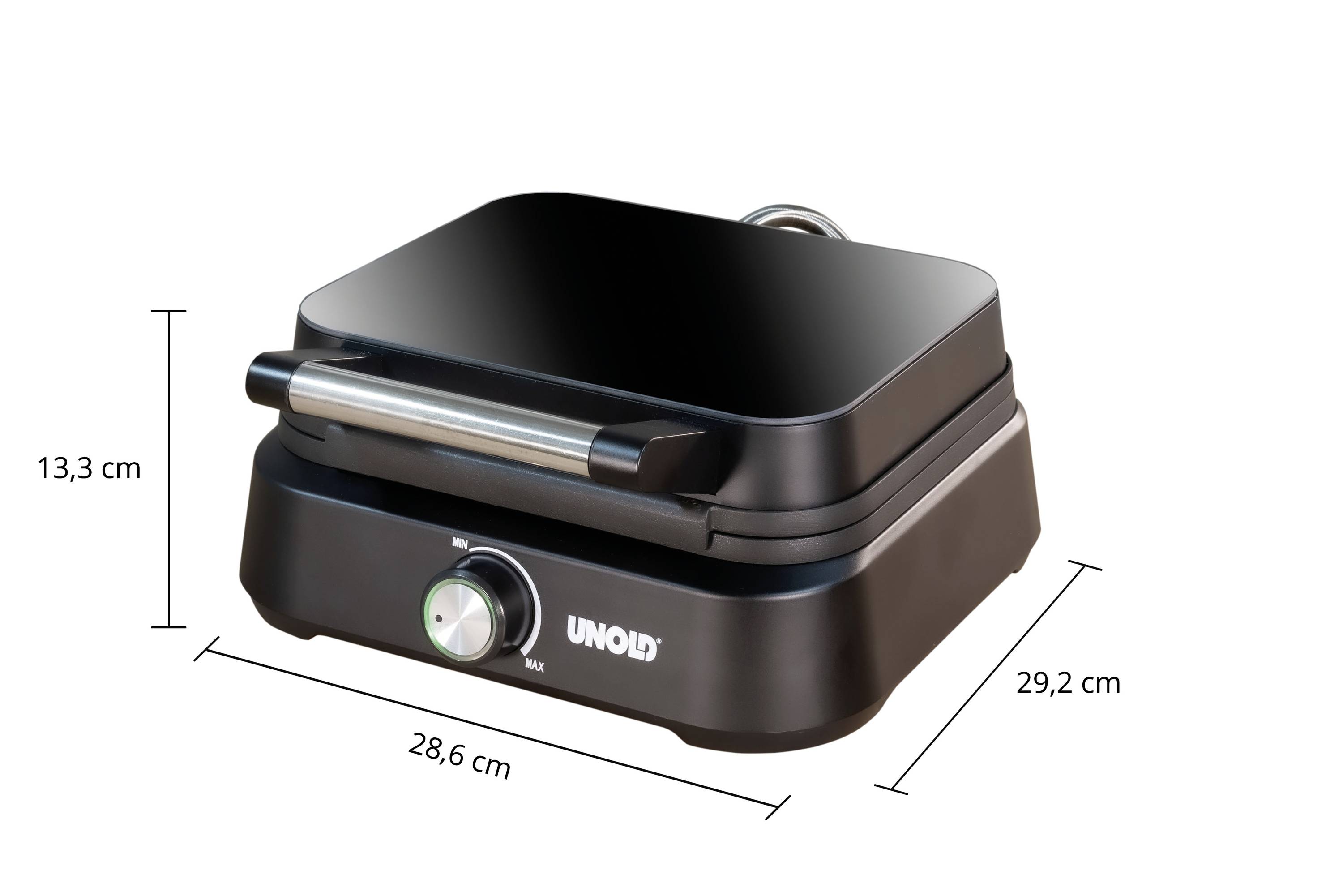 Unold Brüssel Gaufrier boîtier Cool-Touch noir