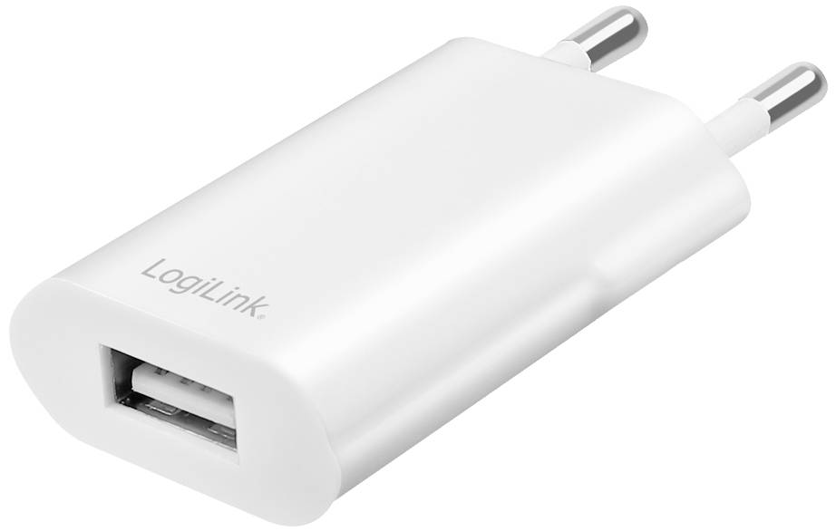 LogiLink PA0093B Chargeur USB 5 W 1x USB-A blanc intérieure