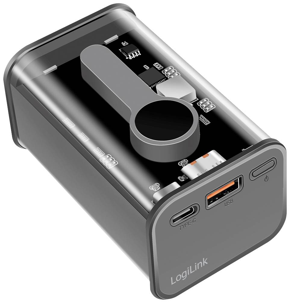 LogiLink PA0306 Pack de piles rechargeables 10000 mAh Li-Ion transparent