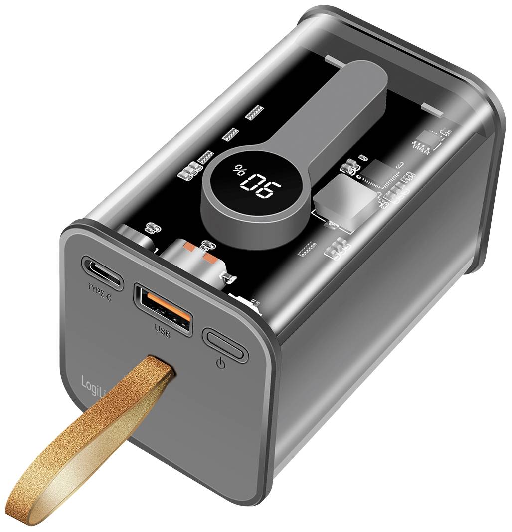 LogiLink PA0307 Pack de piles rechargeables 20000 mAh Li-Ion transparent