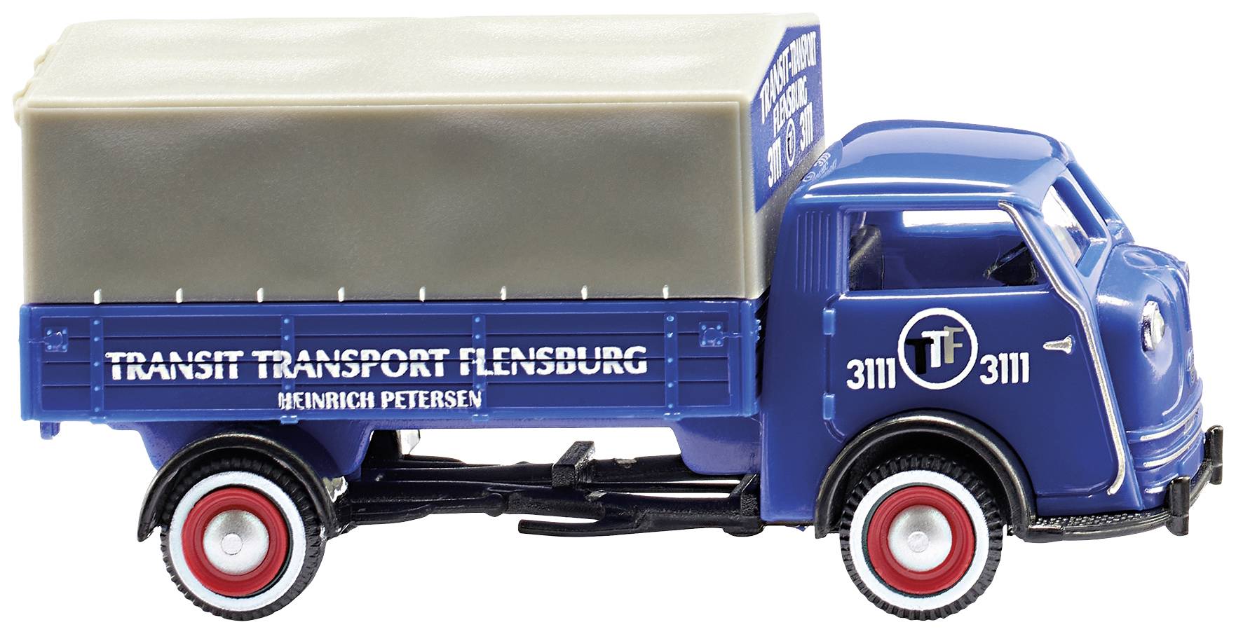 Wiking 033509 H0 Modèle réduit de camion Tempo matador Hochpritsche transit Flensburg