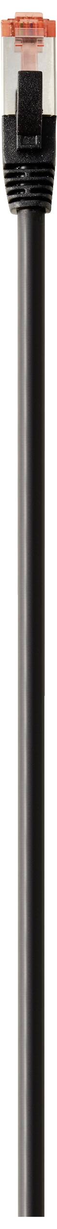 Un long cylindre noir avec une petite extrémité rouge et argentée, probablement un outil ou un objet technique.