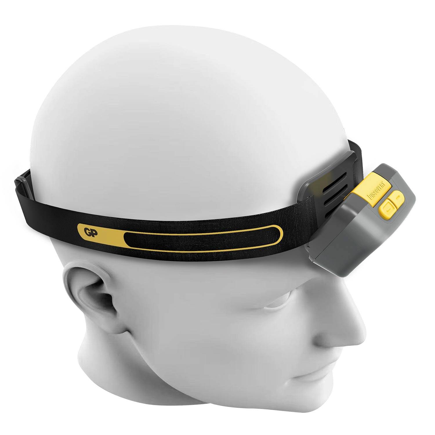 Lampe frontale LED GP Discovery GPDISHLCW54BL119 à pile(s) 375 lm 26 h GPDISHLCW54BL119