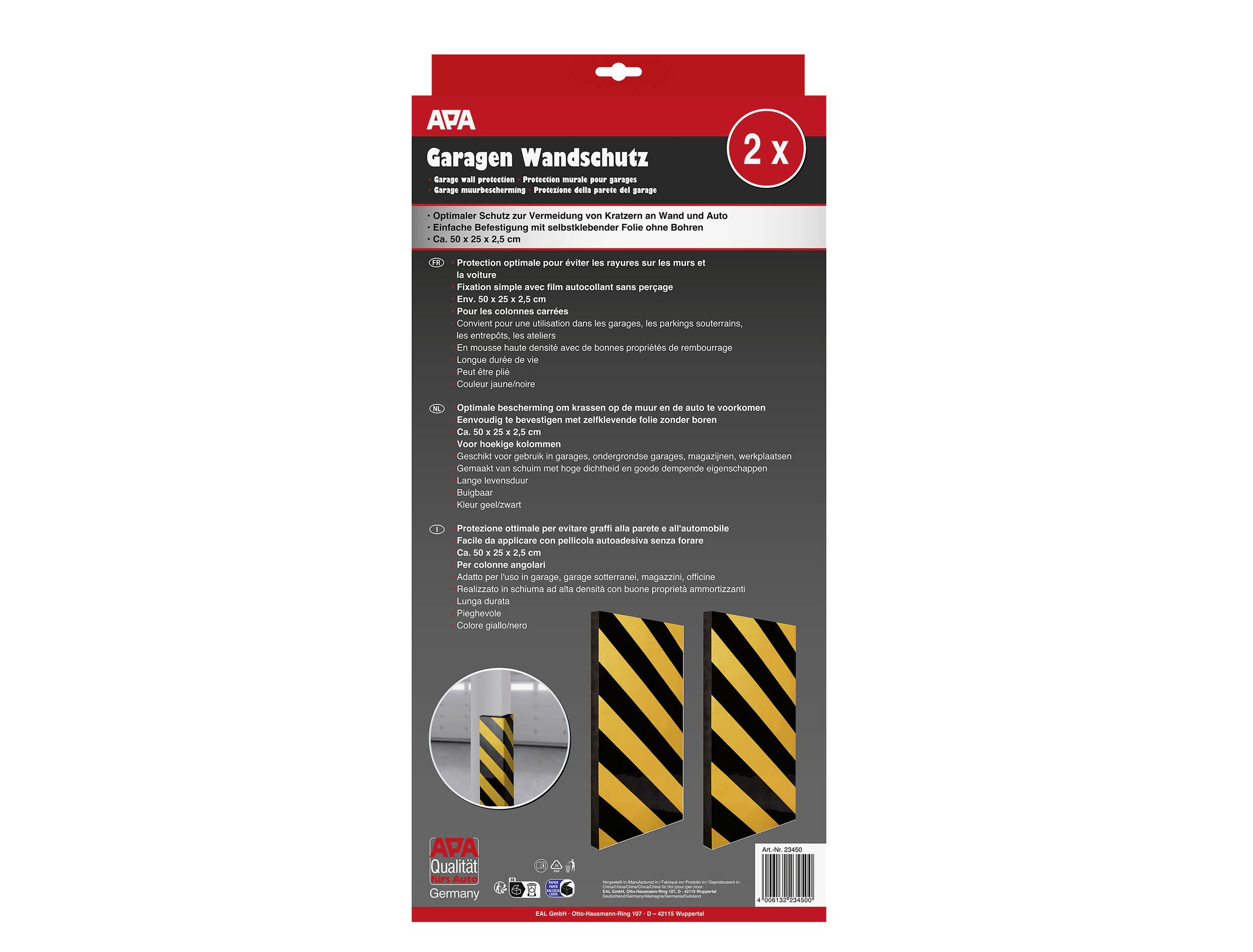 APA 23450 Kit de protection murale universel