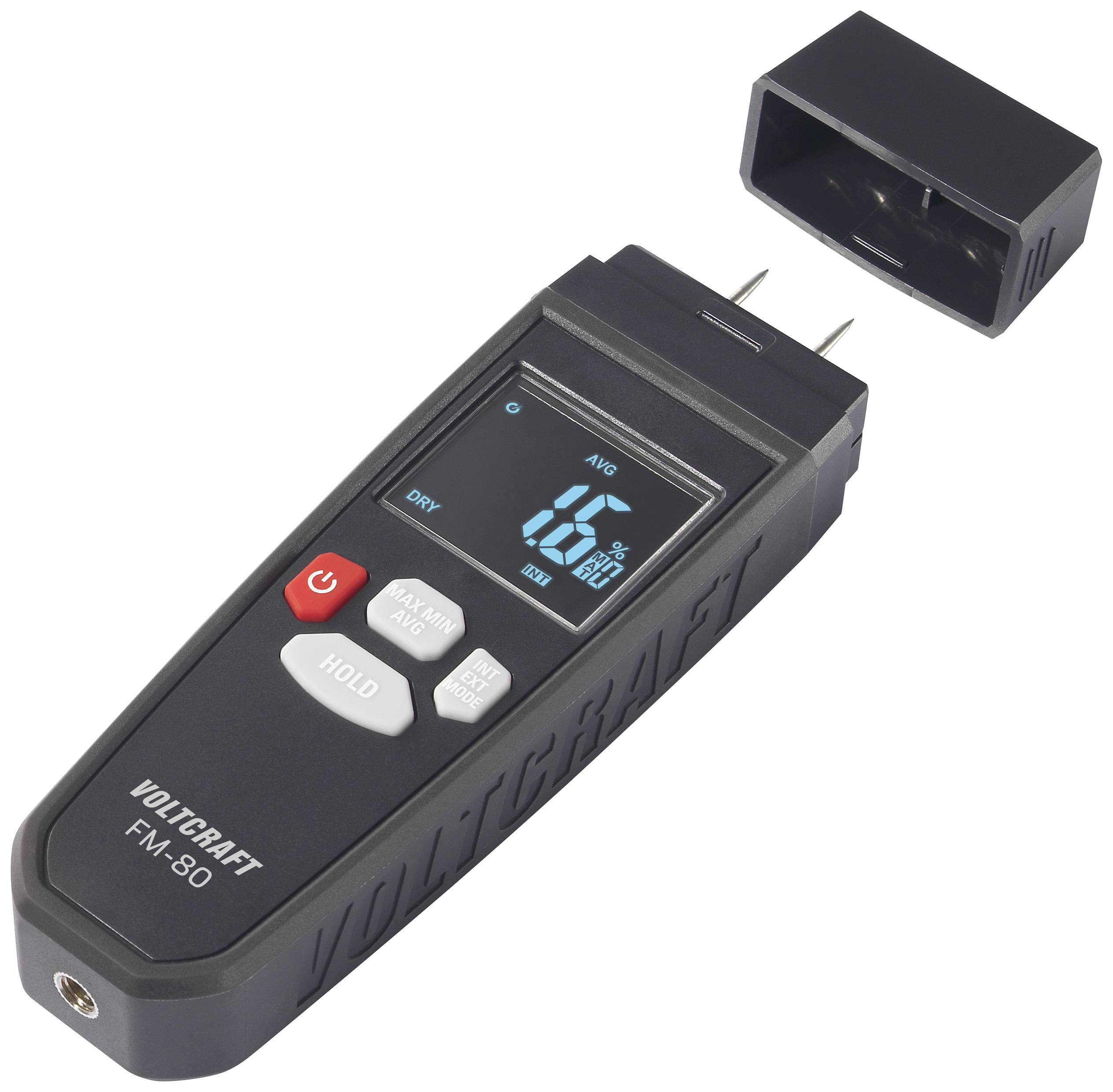 Humidimètre pour matériaux VOLTCRAFT FM-80 Plage de mesure de l'humidité de construction 0.20 à 2.0 % Plage de mesure de