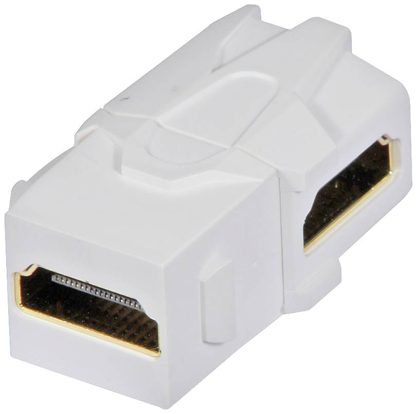 LINDY 60490 HDMI Adaptateur [1x HDMI femelle - 1x HDMI femelle] blanc