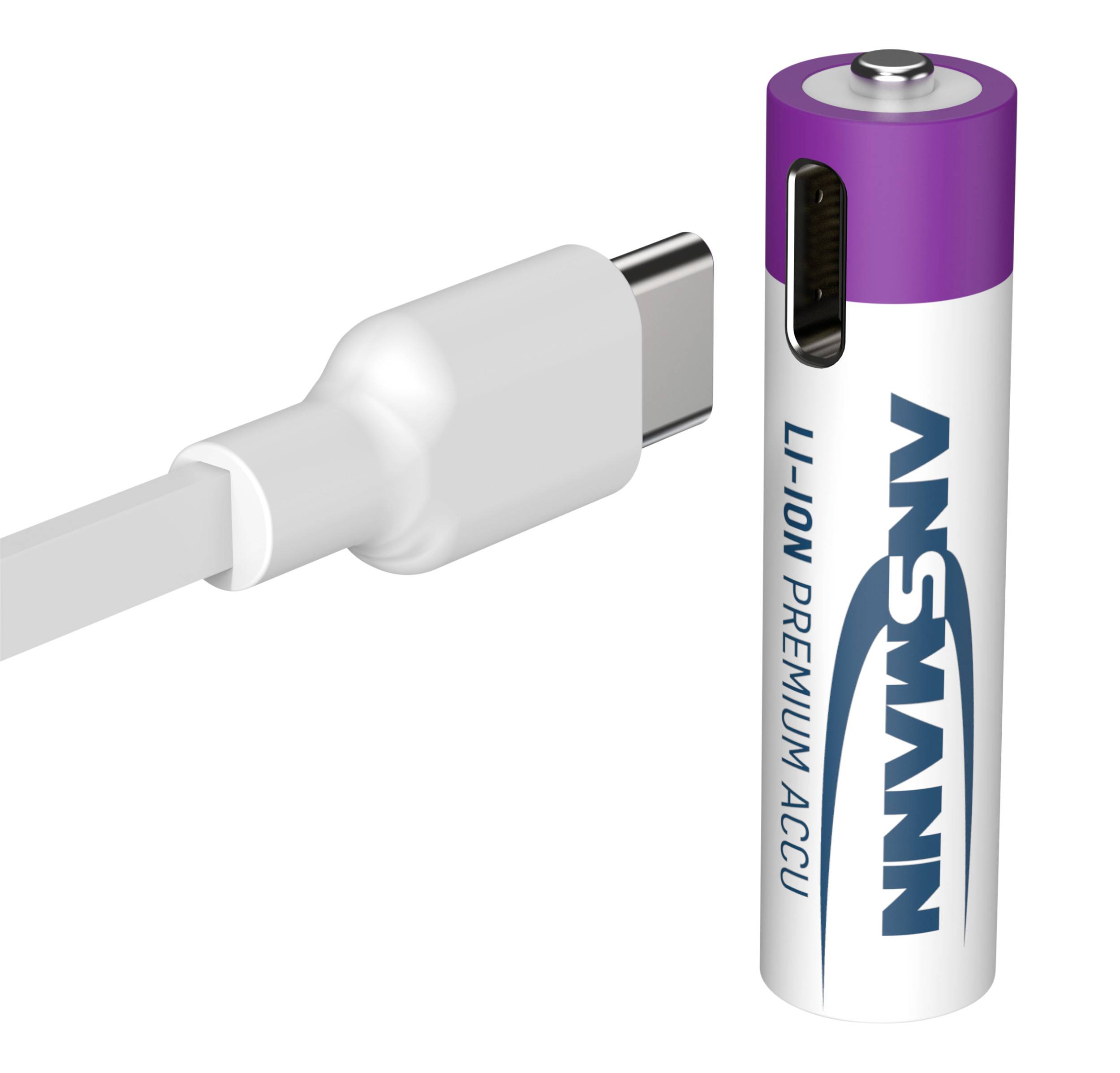 Ansmann LR03 USB-C Batterie USB-C® Li-Ion 500 mAh 1.5 V 4 pc(s)