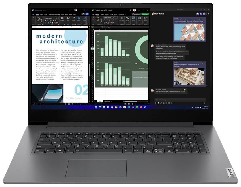 Lenovo Notebook V17 G4 IRU 83A2 43.9 cm (17.3 pouces) Full HD Intel® Core™ i5 i5-1335U 16 GB RAM 512 GB SSD Intel Iris Xe Win 11