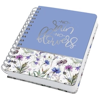 Sigel Jolie Misty Meadows JN619 Carnet à spirales linéature de trame à points (quadrillage à points) violet, bleu, vert Nombre de Sigel Jolie Misty Meadows JN619 Carnet à spirales linéature de trame à points (quadrillage à points) violet, bleu, vert Nombre de