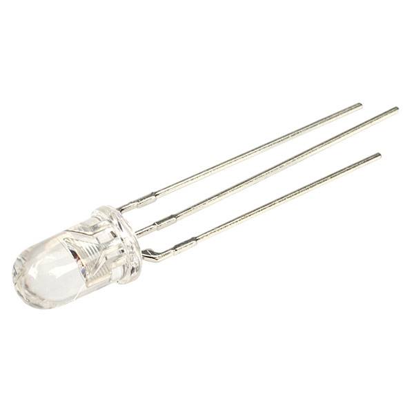 Kingbright LED multicolore vert, jaune rond 5 mm 150 mcd, 60 mcd 24 ° 25 mA, 30 mA 2.2 V, 2.1 V