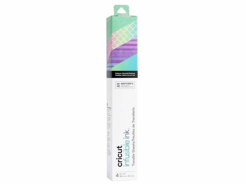 Cricut Infusible Ink 4-Pack Feuilles de transfert multicolore
