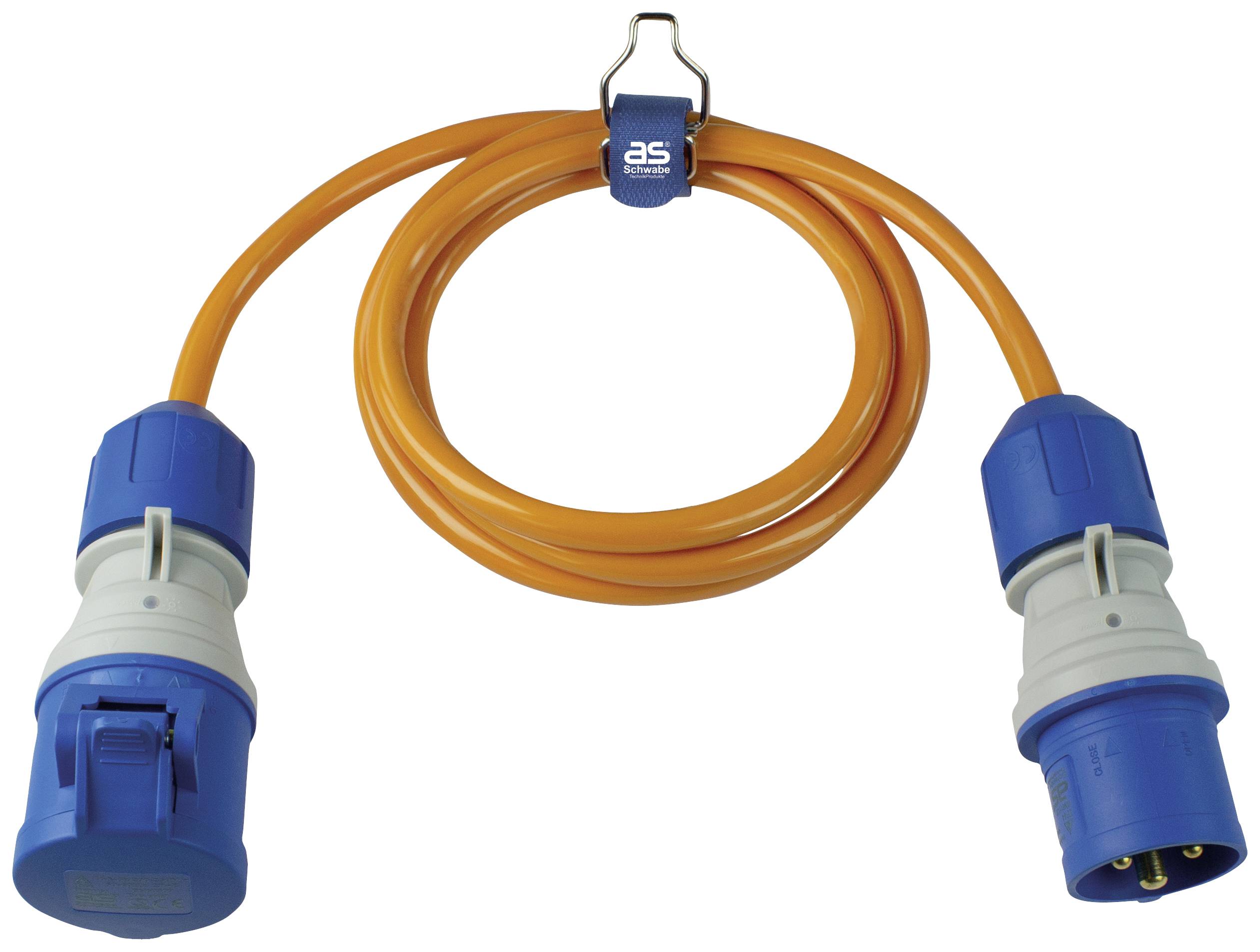 AS Schwabe 62430 alimentation Rallonge 16 A orange 1.5 m H07BQ-F 3G 2,5 mm²