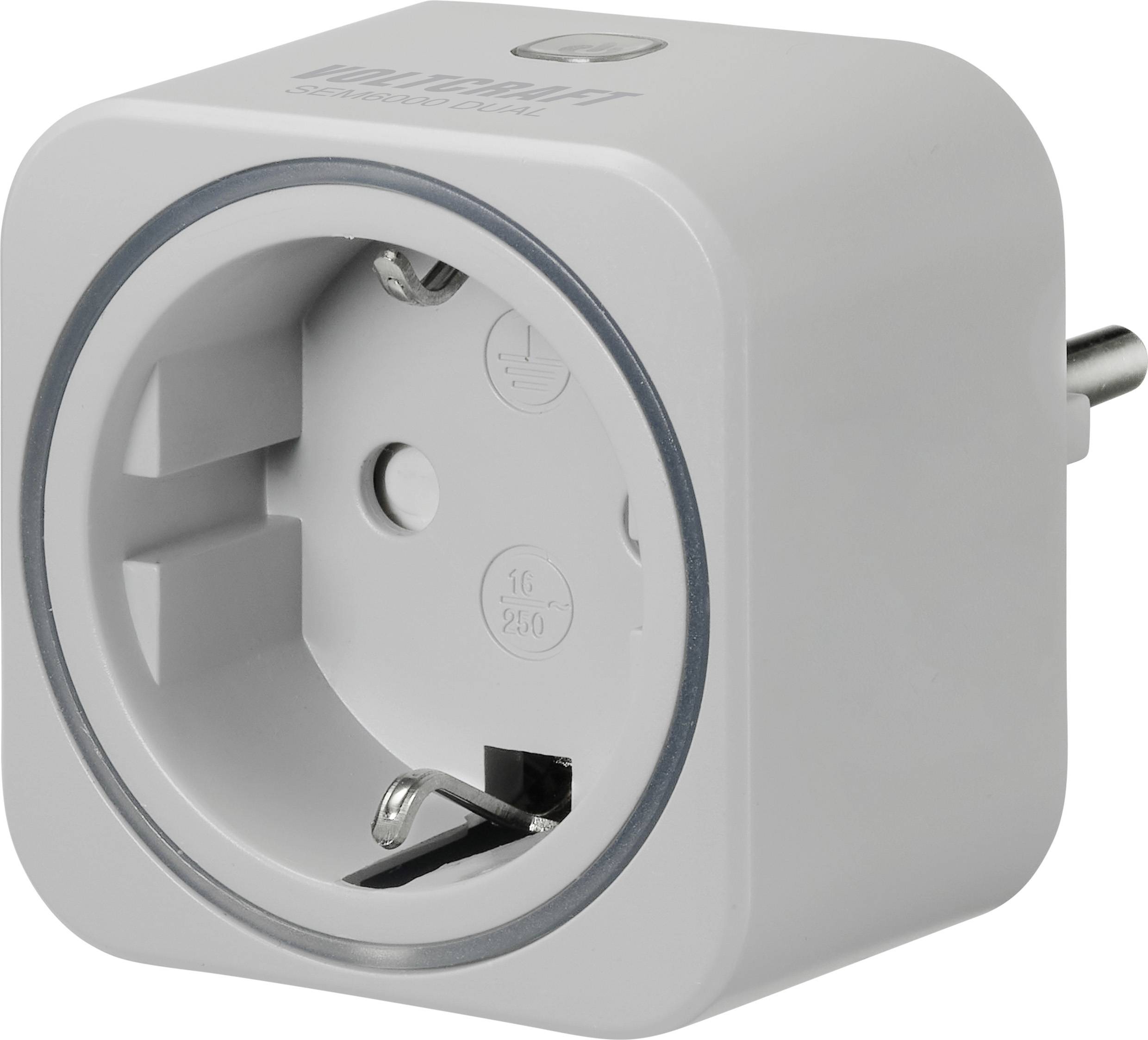 Compteur de coûts d'énergie VOLTCRAFT SEM6000 DUAL Interface Bluetooth, Export de données, fonction enregistreur de données, TRMS