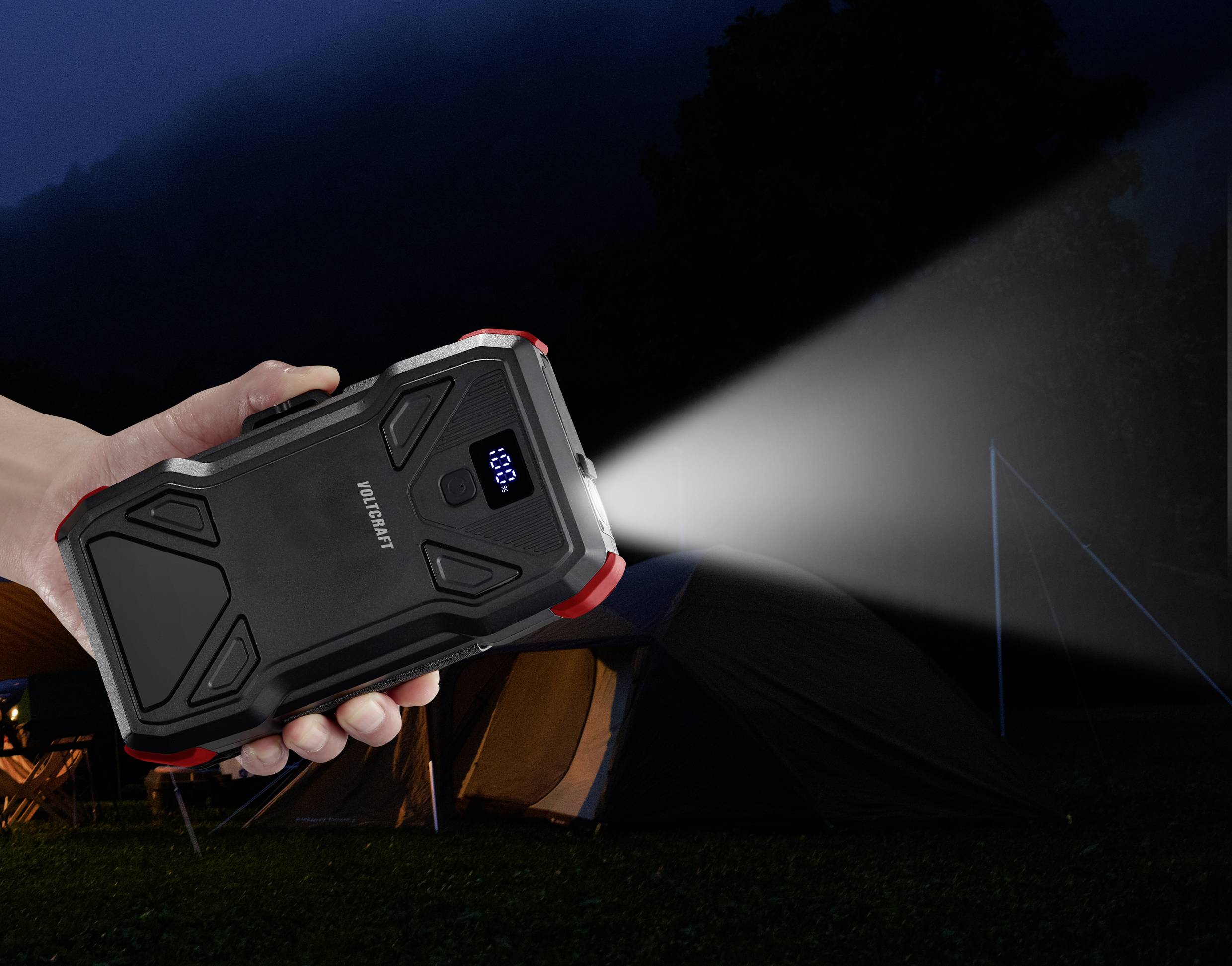 VOLTCRAFT VC-SPB-20.000 VC-14456835 Powerbank solaire Courant de charge cellule solaire 3 A 20000 mAh