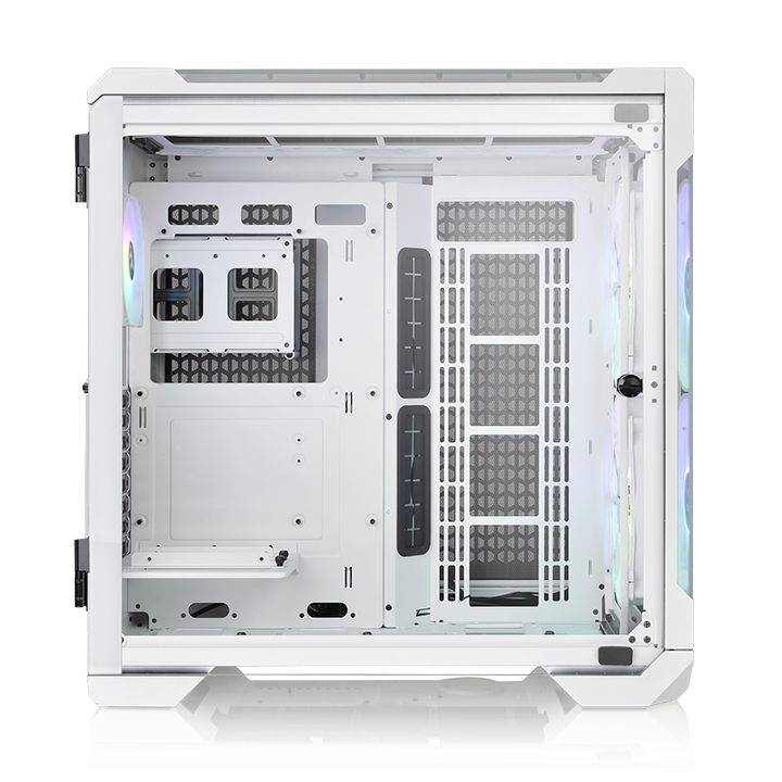 Tour midi Thermaltake View 51 TG ARGB Snow Boîtier PC blanc