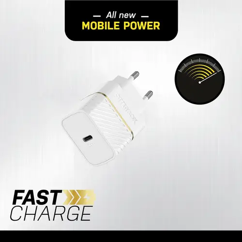 Otterbox EU Wall Charger 20W Chargeur USB 20 W 1x USB-C® blanc intérieure Otterbox EU Wall Charger 20W Chargeur USB 20 W 1x USB-C® blanc intérieure