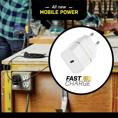Otterbox EU Wall Charger 20W Chargeur USB 20 W 1x USB-C® blanc intérieure Otterbox EU Wall Charger 20W Chargeur USB 20 W 1x USB-C® blanc intérieure