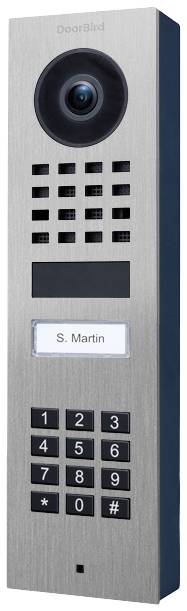 DoorBird D1101KV Aufputz V2A Interphone vidéo IP Wi-Fi, Bluetooth acier inoxydable (brossé)