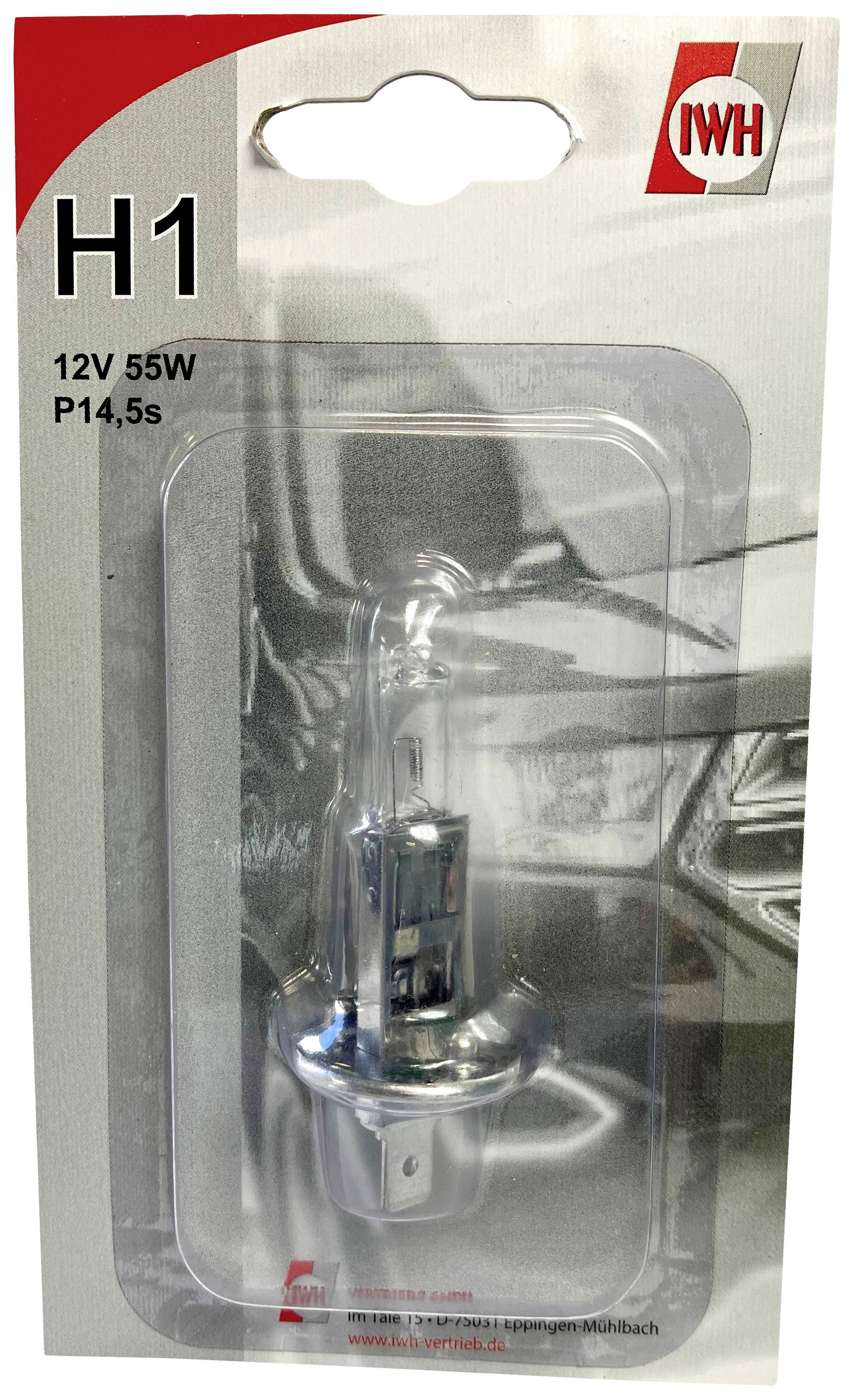 IWH 019352 Ampoule halogène H1 55 W 12 V