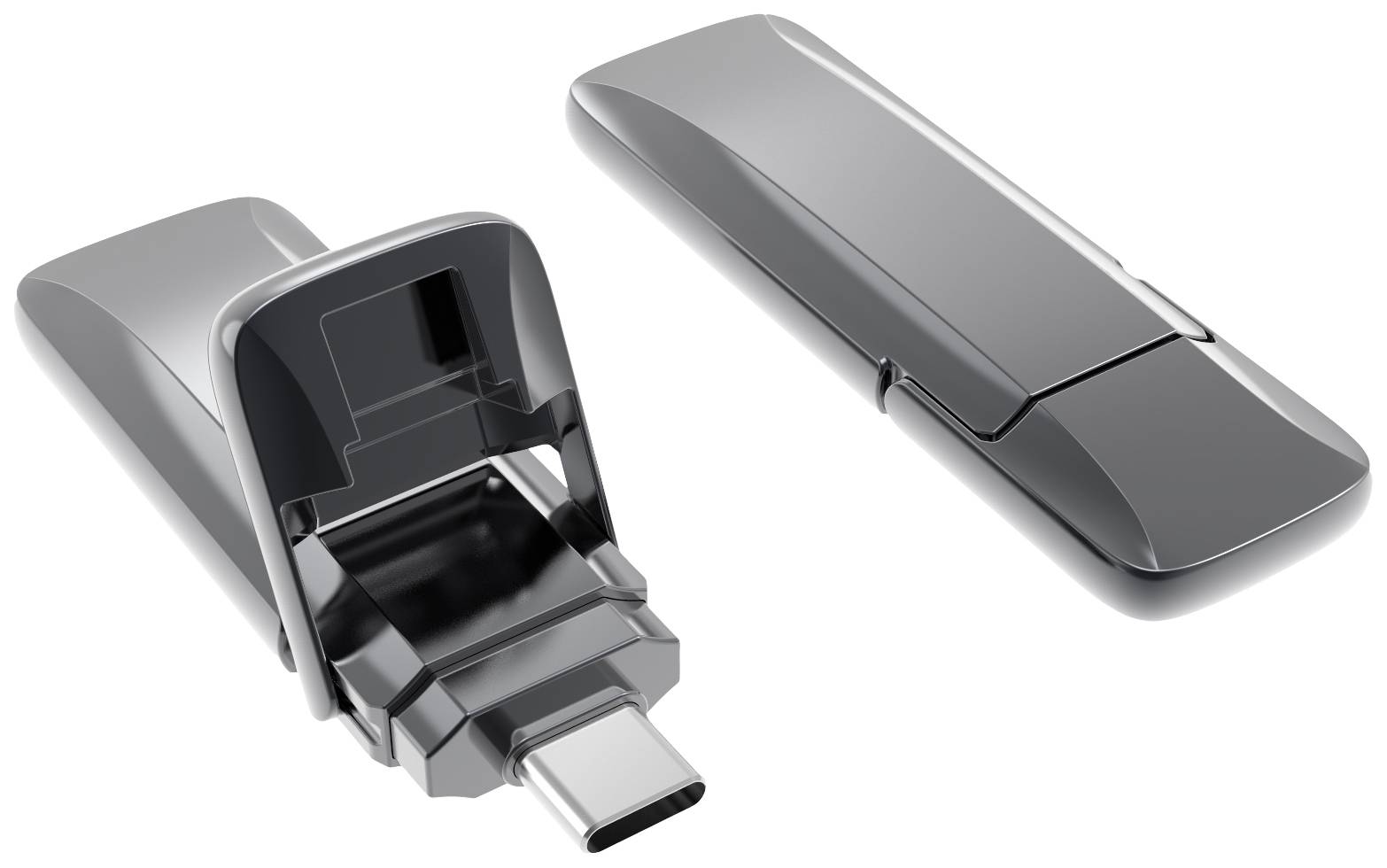 Xlyne 7610000 Clé USB 1 TB gris 7610000 USB-C® (USB 3.2 Gen 2)