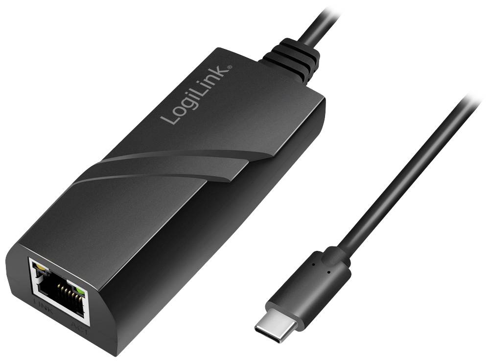 Adaptateur réseau LogiLink UA0238A 1000 MBit/s USB-C®, RJ45