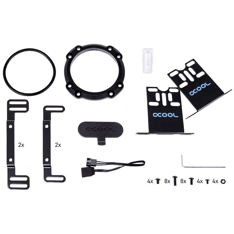 Alphacool Core 100 Aurora ARGB Réservoir de compensation pour refroidissement à l'eau