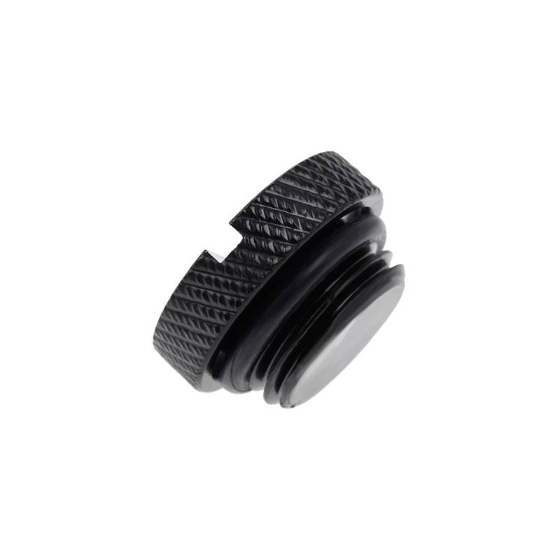 Alphacool Eiszapfen Verschlussschraube G1/4, schwarz Raccord pour refroidissement à l'eau