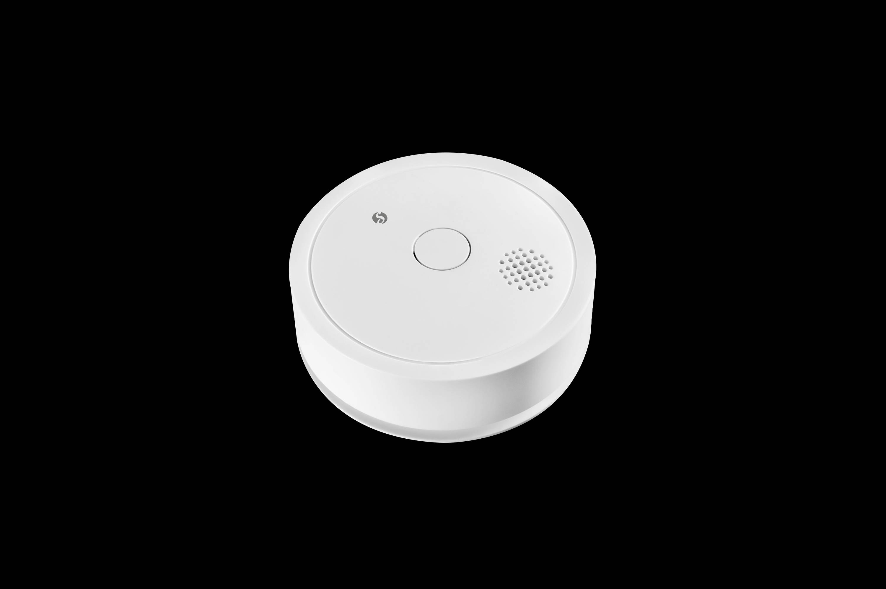 Shelly Plus Smoke Alarm Détecteur de fumée Bluetooth, Wi-Fi