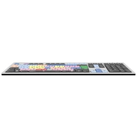 Logickeyboard Avid Media Composer Slim filaire Clavier allemand, QWERTZ gris touches multimédia, hub USB, Touches à frappe Logickeyboard Avid Media Composer Slim filaire Clavier allemand, QWERTZ gris touches multimédia, hub USB, Touches à frappe