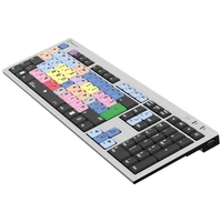 Logickeyboard Avid Media Composer Slim filaire Clavier allemand, QWERTZ gris touches multimédia, hub USB, Touches à frappe Logickeyboard Avid Media Composer Slim filaire Clavier allemand, QWERTZ gris touches multimédia, hub USB, Touches à frappe