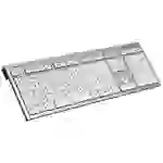 Logickeyboard Premium Line filaire Clavier allemand, QWERTZ gris touches multimédia, hub USB, Touches à frappe silencieuse Logickeyboard Premium Line filaire Clavier allemand, QWERTZ gris touches multimédia, hub USB, Touches à frappe silencieuse