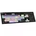 Logickeyboard Adobe Premiere Pro CC filaire Clavier allemand, QWERTZ noir touches multimédia, hub USB, Touches à frappe Logickeyboard Adobe Premiere Pro CC filaire Clavier allemand, QWERTZ noir touches multimédia, hub USB, Touches à frappe