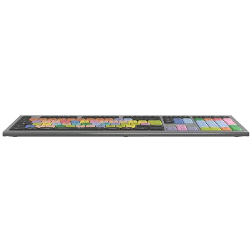 Logickeyboard Apple Logic Pro X2 Astra filaire Clavier allemand, QWERTZ gris touches multimédia, hub USB, Touches à frappe Logickeyboard Apple Logic Pro X2 Astra filaire Clavier allemand, QWERTZ gris touches multimédia, hub USB, Touches à frappe