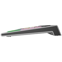 Logickeyboard Apple Logic Pro X2 Astra filaire Clavier allemand, QWERTZ gris touches multimédia, hub USB, Touches à frappe Logickeyboard Apple Logic Pro X2 Astra filaire Clavier allemand, QWERTZ gris touches multimédia, hub USB, Touches à frappe