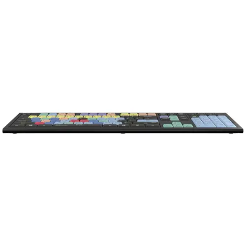 Logickeyboard Cubase/Nuendo Astra 2 filaire Clavier allemand, QWERTZ noir touches multimédia, hub USB, Touches à frappe Logickeyboard Cubase/Nuendo Astra 2 filaire Clavier allemand, QWERTZ noir touches multimédia, hub USB, Touches à frappe