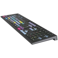 Logickeyboard Davinci Resolve Astra filaire Clavier allemand, QWERTZ noir touches multimédia, hub USB, Touches à frappe Logickeyboard Davinci Resolve Astra filaire Clavier allemand, QWERTZ noir touches multimédia, hub USB, Touches à frappe