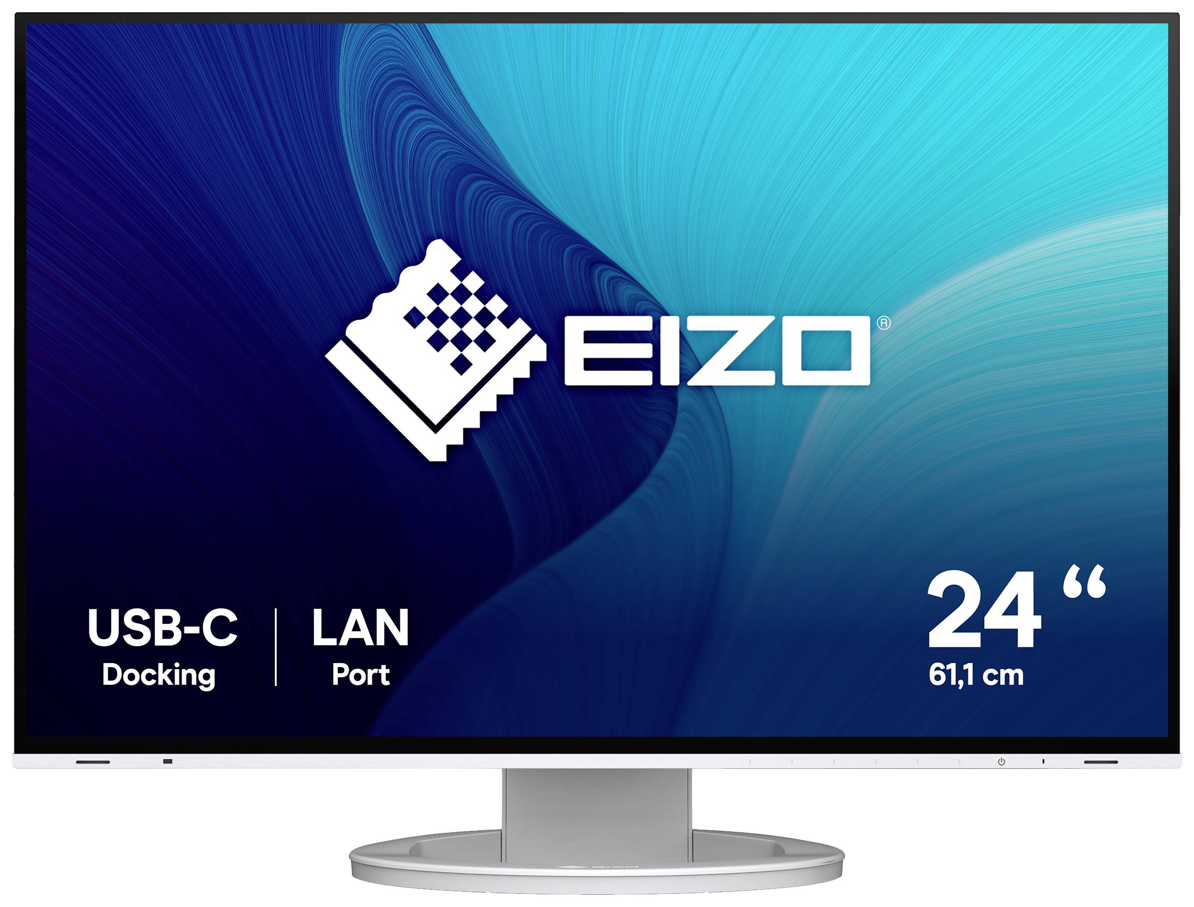 Moniteur LED EIZO EV2495-WT CEE C (A - G) 61.2 cm 24.1 pouces 1920 x 1200 pixels 16:10 5 ms HDMI™, DisplayPort, USB-C®, USB-B
