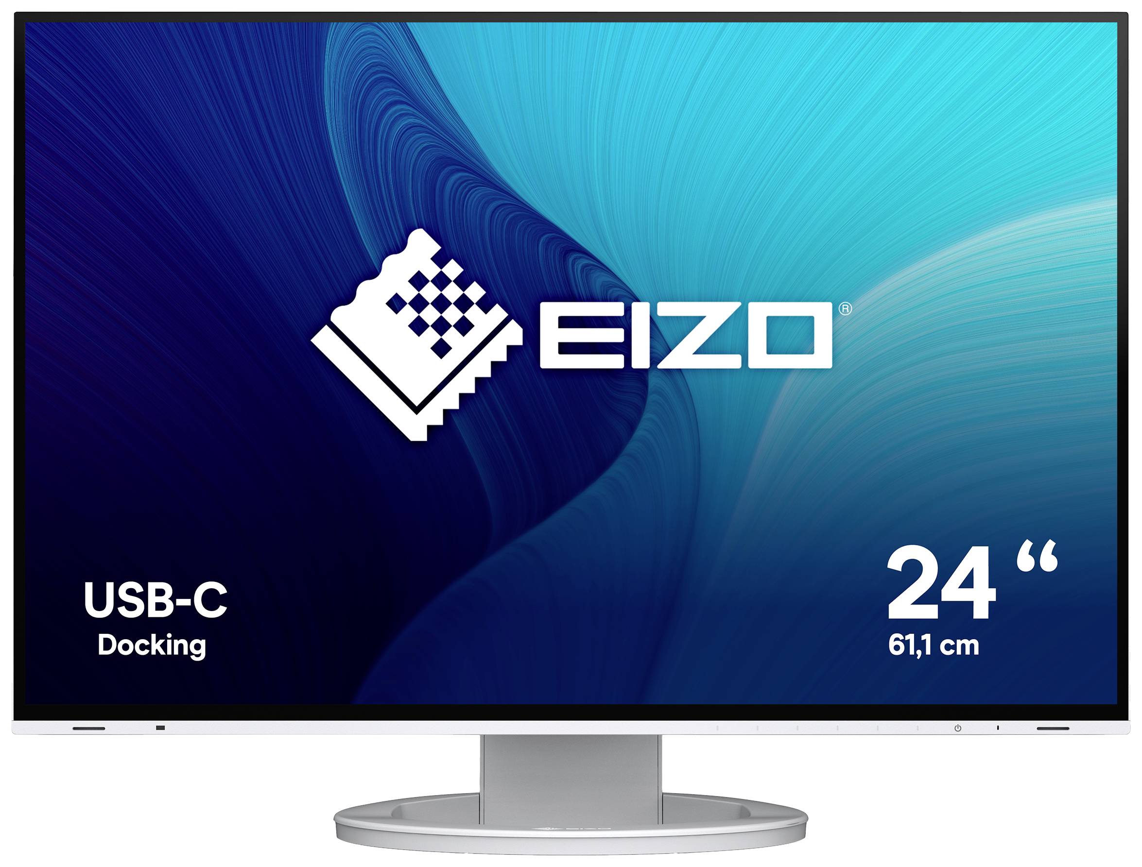 Moniteur LED EIZO EV2485-WT CEE C (A - G) 61.2 cm 24.1 pouces 1920 x 1200 pixels 16:10 5 ms DisplayPort, HDMI™, USB-C®, USB 3.1