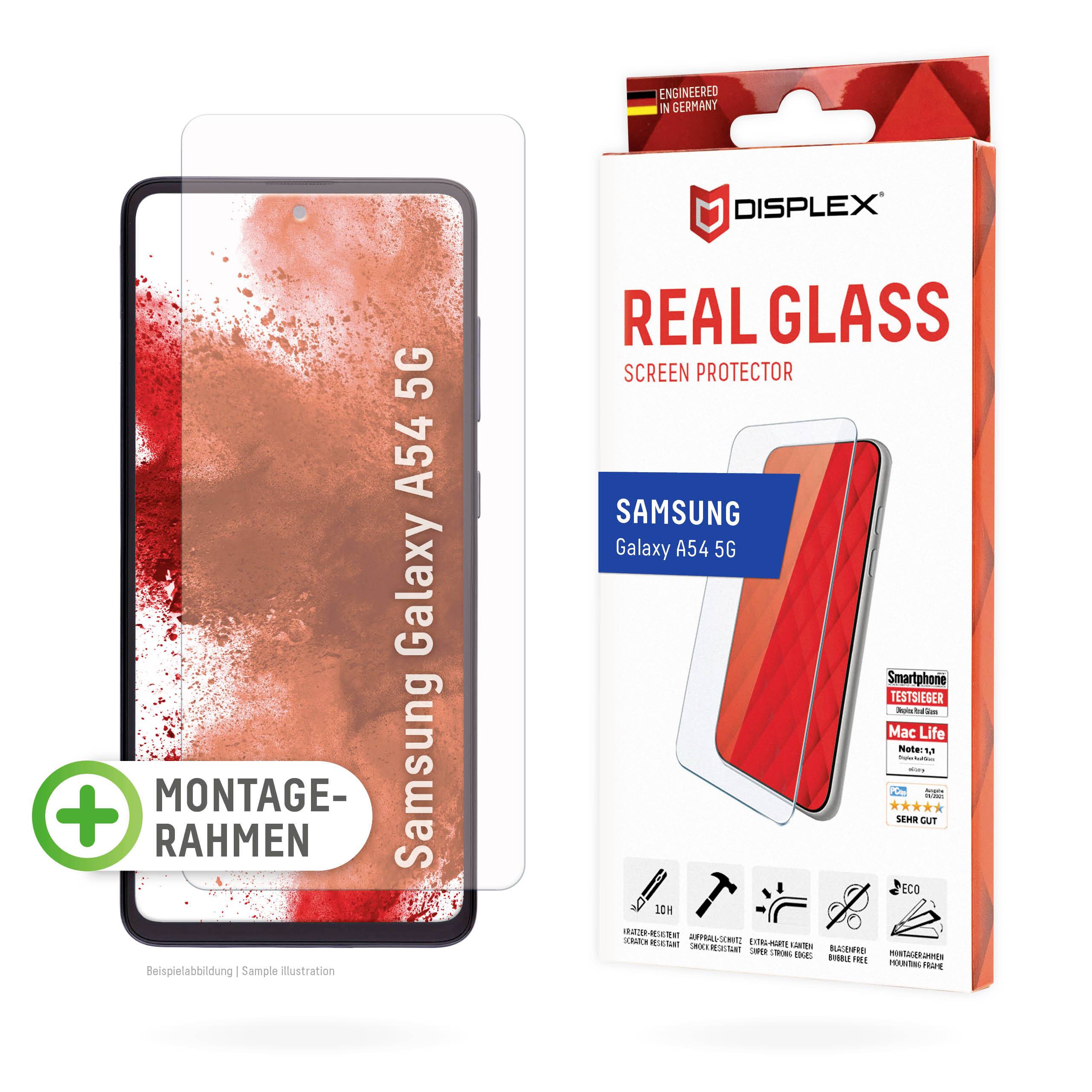 DISPLEX Real Glass Verre de protection d'écran Samsung Galaxy A54 5G 1 pc(s) résistant aux éraflures, anti-traces de doigts 01803