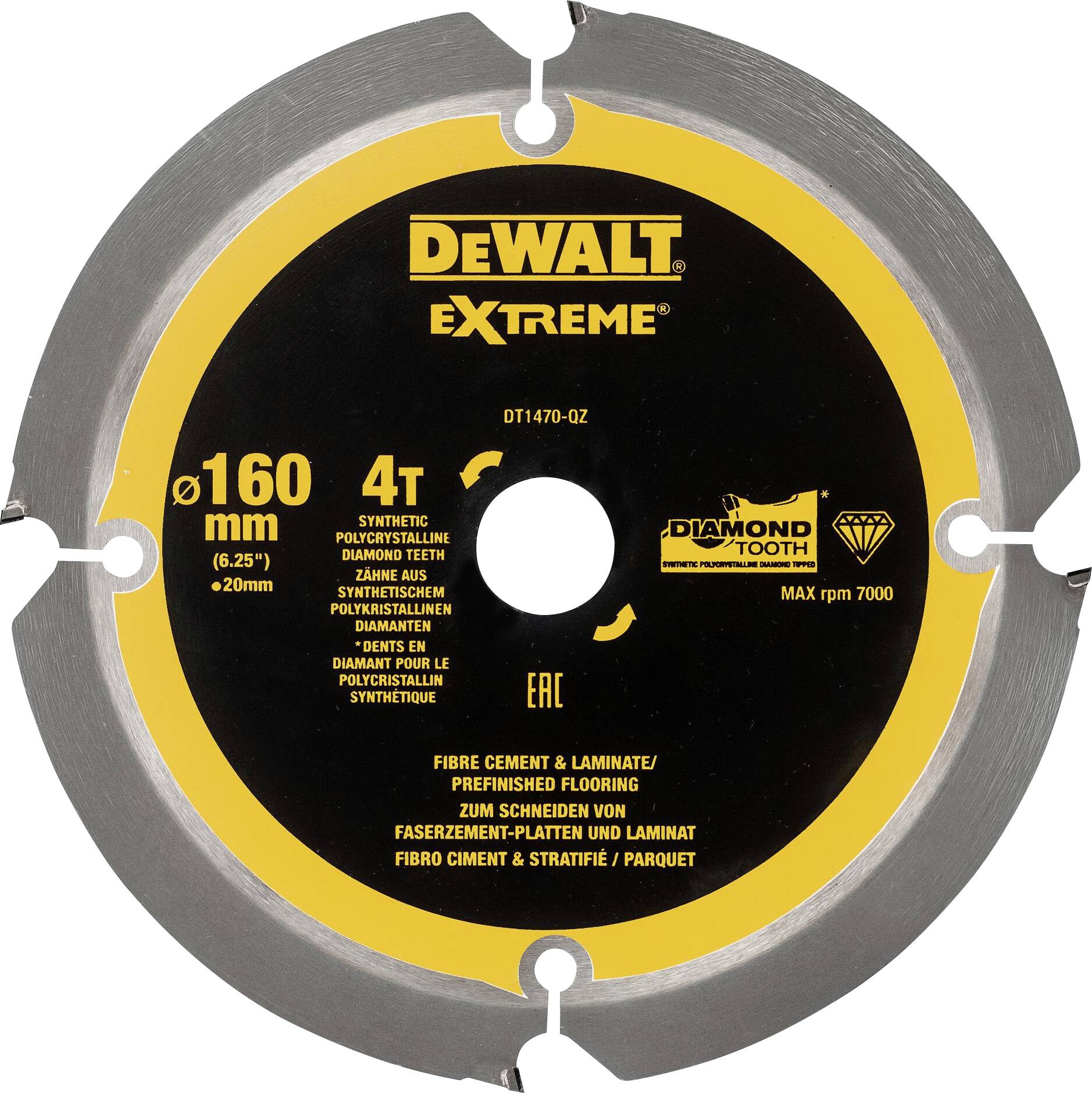 DEWALT DT1470-QZ Lame de scie circulaire 1 pc(s)