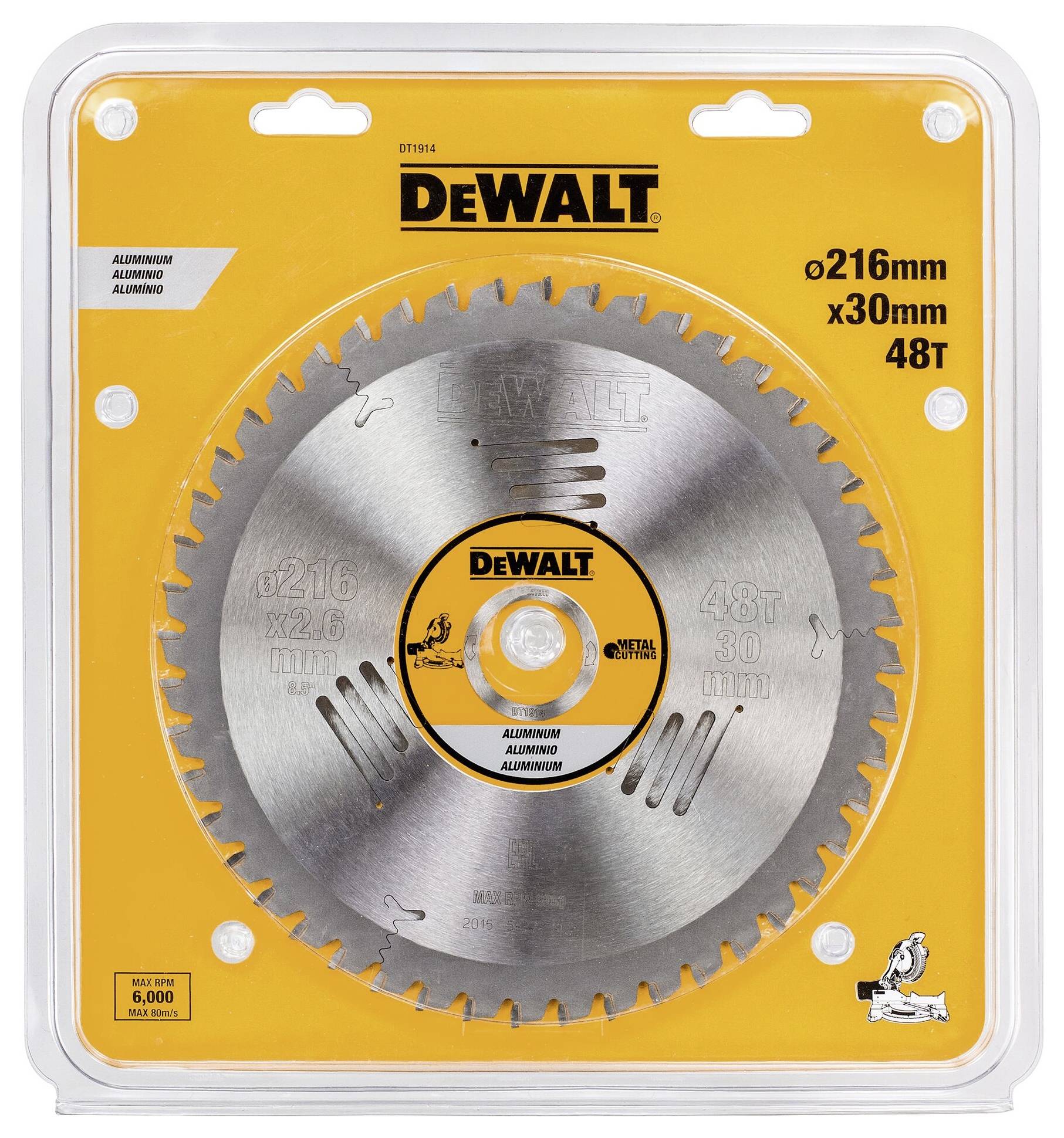 DEWALT DT1914-QZ Lame de scie circulaire 1 pc(s)