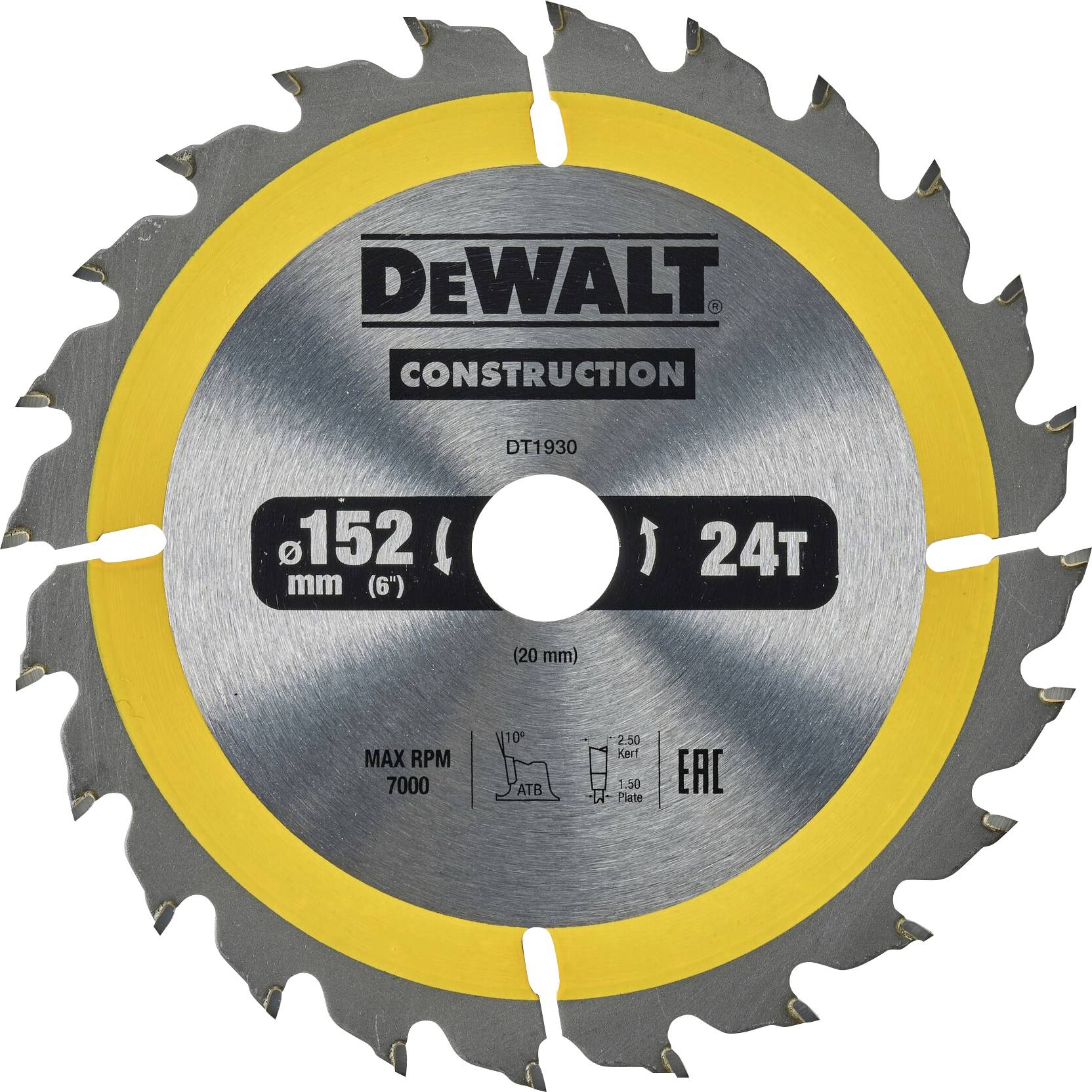 DEWALT DT1930-QZ Lame de scie circulaire 1 pc(s)