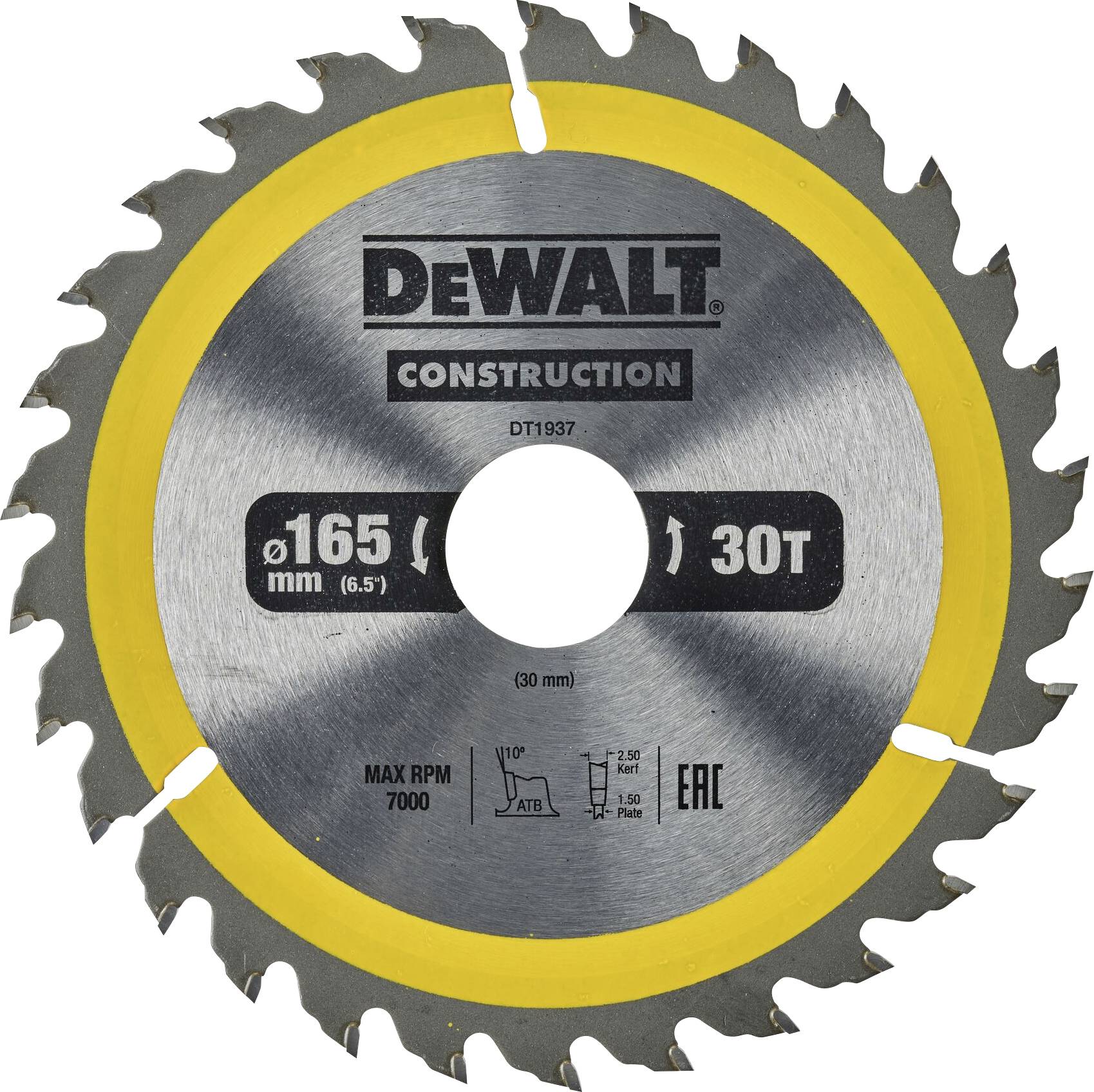 DEWALT DT1937-QZ Lame de scie circulaire 1 pc(s)