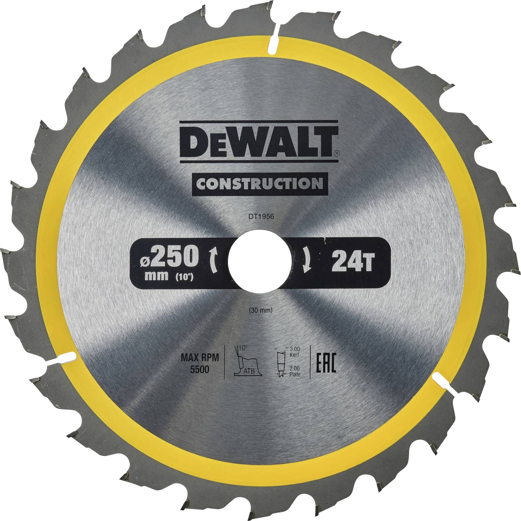 DEWALT DT1956-QZ Lame de scie circulaire 1 pc(s)