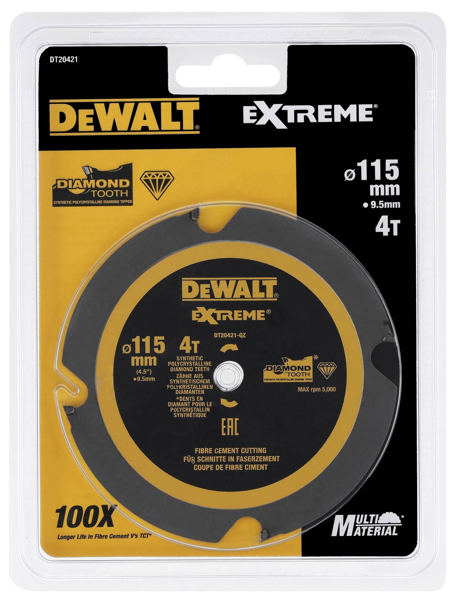 DEWALT DT20421-QZ Lame de scie circulaire 1 pc(s)